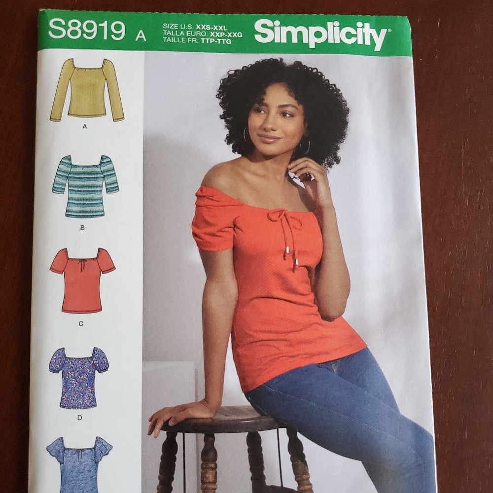 Simplicity pattern S8919